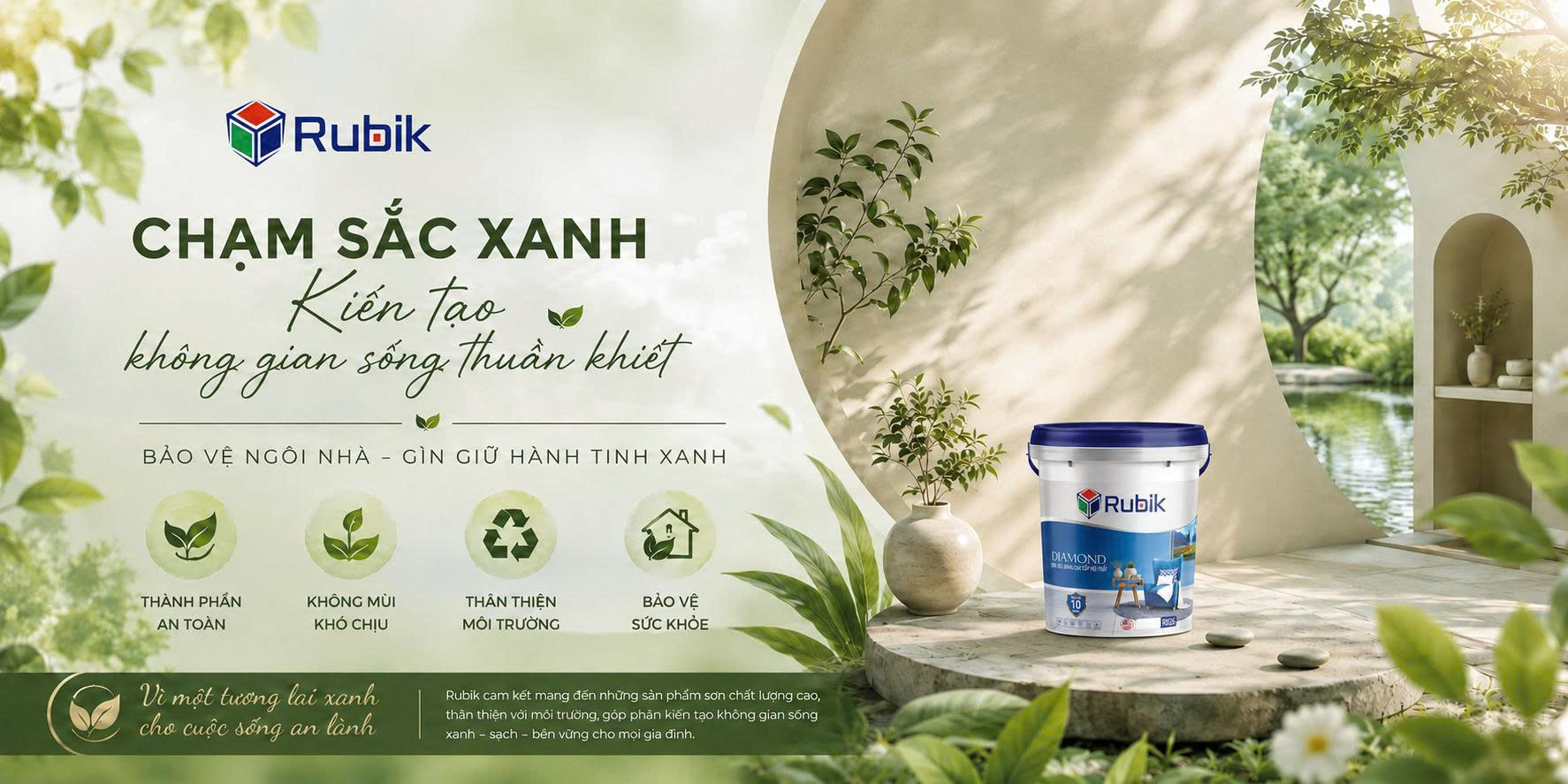 CHẠM SẮC XANH – Kiến tạo không gian sống thuần khiết