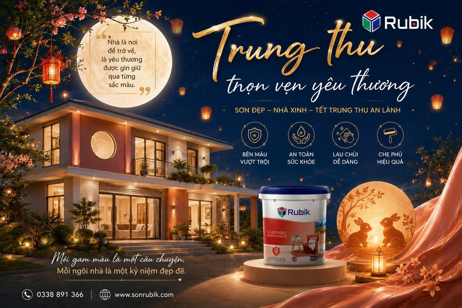 Trung Thu Trọn Vẹn Yêu Thương – Khi ngôi nhà cũng là món quà dành cho gia đình