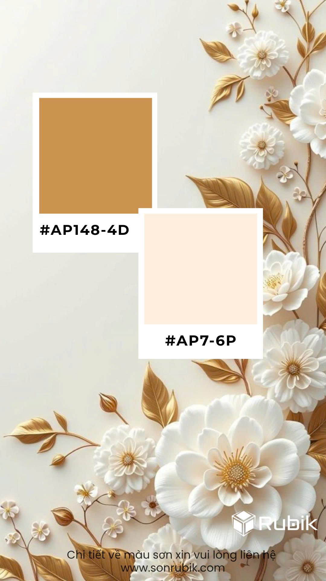 Bảng phối màu AP148-4D & AP7-6P – Sự cân bằng hoàn hảo giữa vẻ đẹp ấm áp và thanh lịch