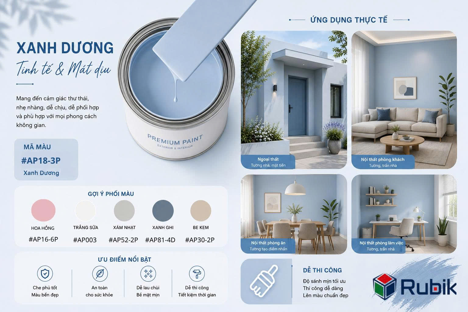 SẮC MÀU KIẾN TẠO KHÔNG GIAN