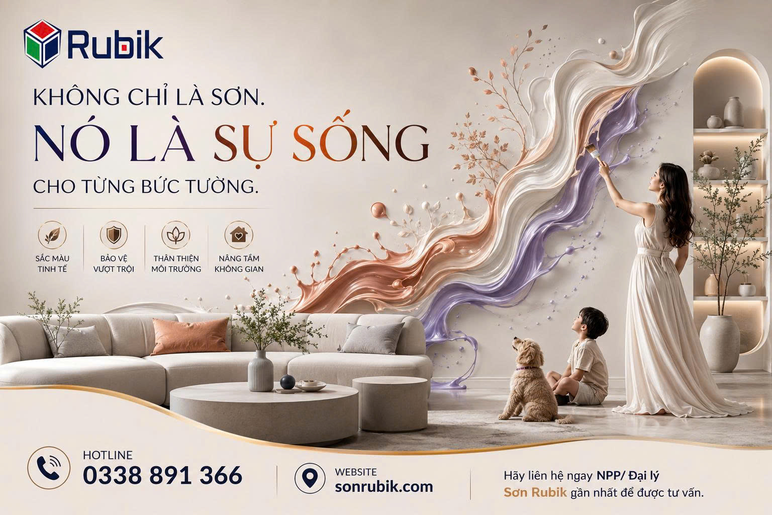 Sơn Rubik – Sắc màu cho cuộc sống