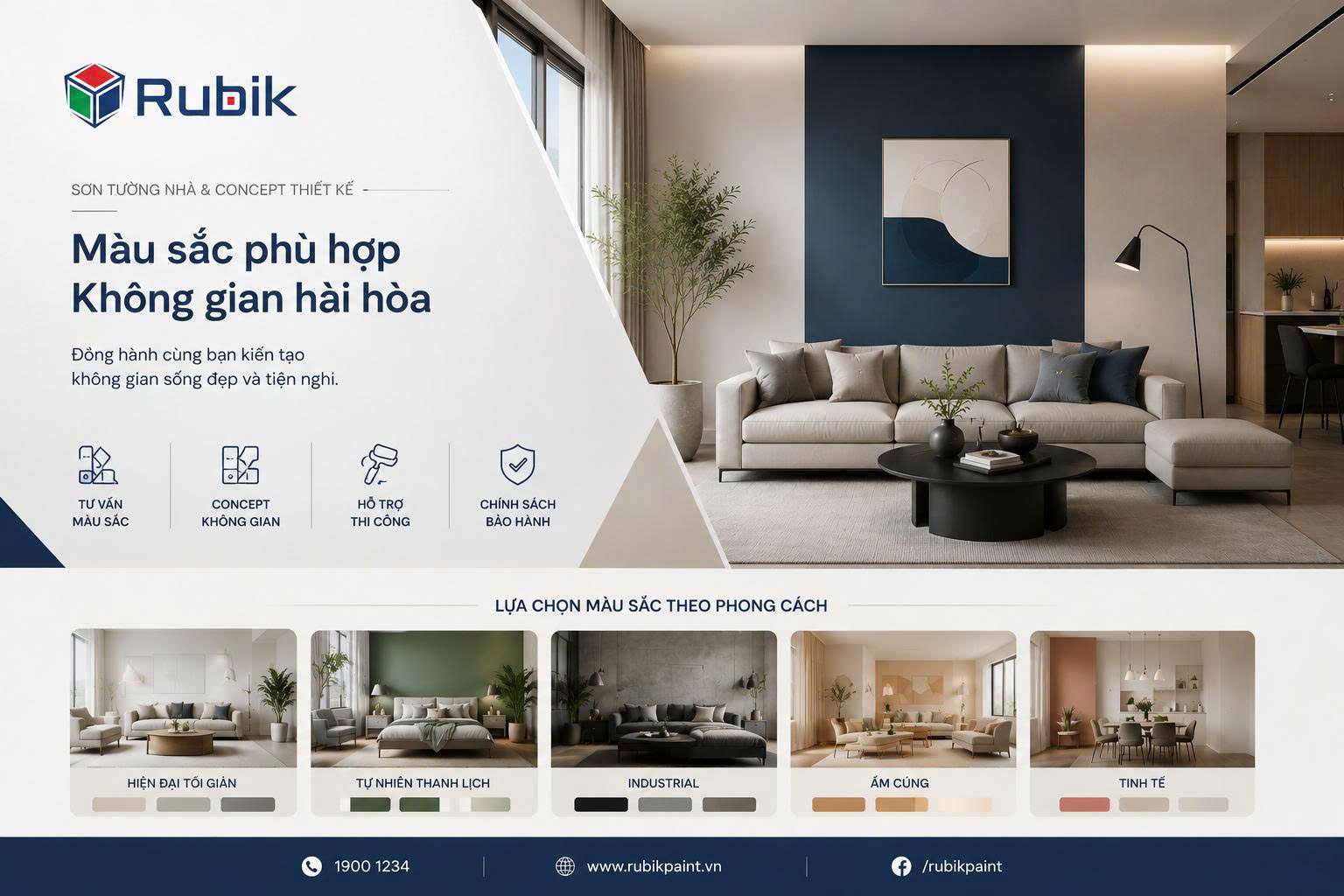 Màu sắc – Linh hồn của ngôi nhà