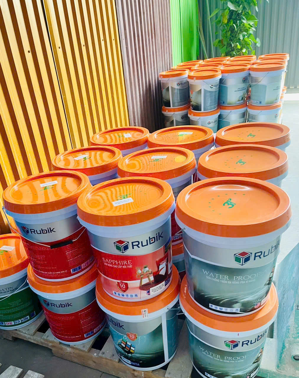 Tư liệu công trình sử dụng sơn Rubik