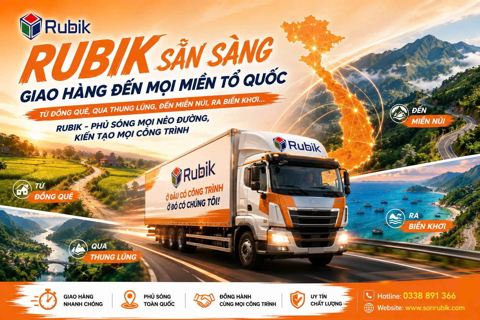 Sơn Rubik - Bất chấp mọi thời tiết, vững chãi mọi công trình