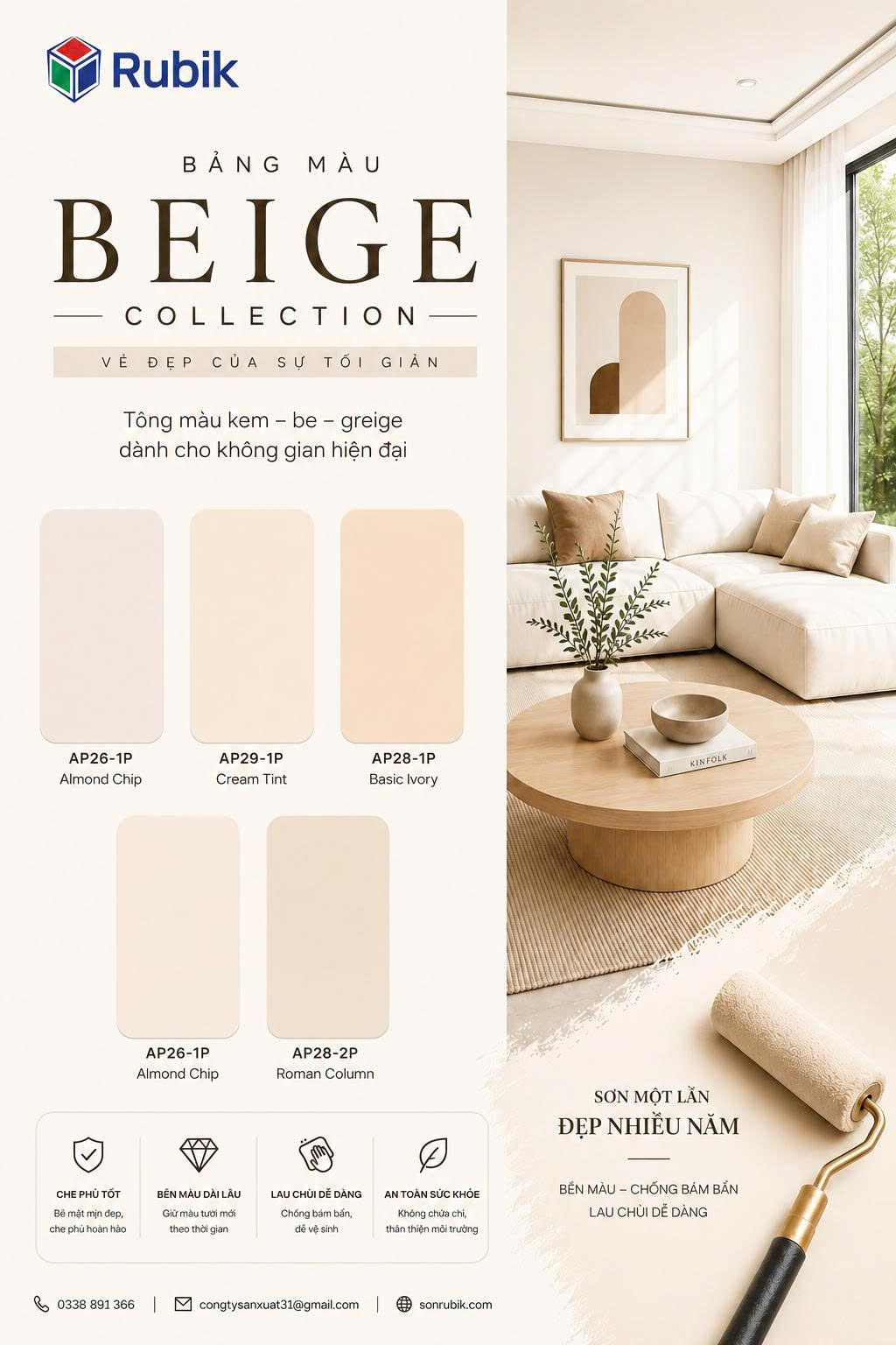 BEIGE COLLECTION | Vẻ đẹp vượt thời gian của không gian sống hiện đại